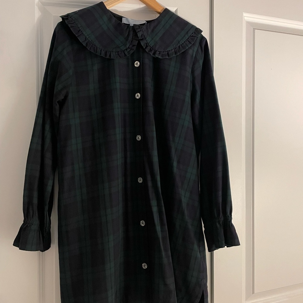 Hill House Tartan Evelyn Mini Dress